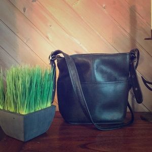 Authentic leather Coach bag